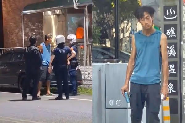 唐治平現身礁溪「眼神渙散狂晃頭」!疑作勢攻擊小孩,警上前關切