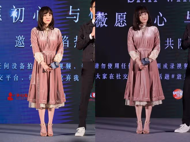 40多歲的陳喬恩不僅穿搭在線，身材也比小姑娘好，一身打扮太嫩了