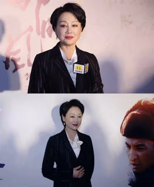 王姬歲數大了也不耽誤貌美，和女兒站在一起好像姐妹，看著真年輕
