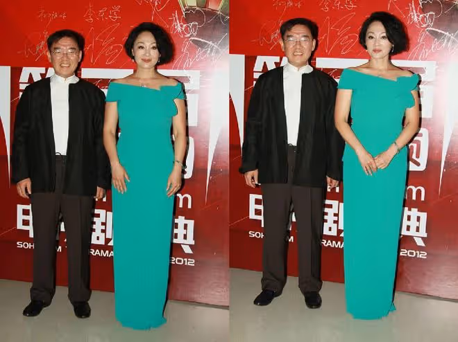 王姬歲數大了也不耽誤貌美，和女兒站在一起好像姐妹，看著真年輕