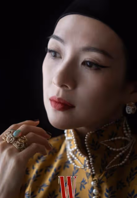 45歲章子怡最新大片,無濾鏡展示真實容貌,「媽生臉」又美又抗老