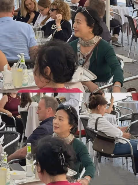 網友偶遇劉亦菲媽媽,65歲美到發光,優雅又高貴,比劉亦菲還漂亮