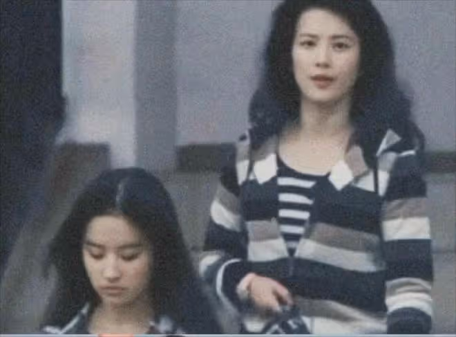 網友偶遇劉亦菲媽媽,65歲美到發光,優雅又高貴,比劉亦菲還漂亮