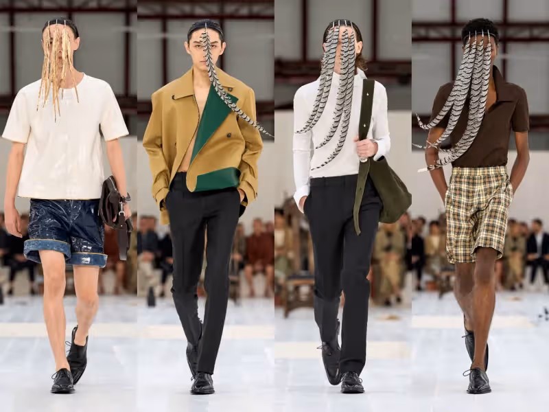男裝周｜LOEWE男模頭頂長出驚人羽毛　誘李鍾碩體會「克制的激進行為」
