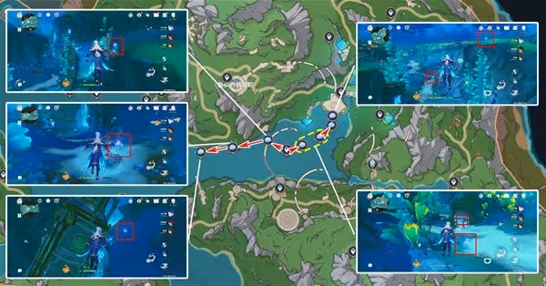 《原神》4.7版海露花採集路線分享