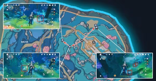 《原神》4.7版海露花採集路線分享