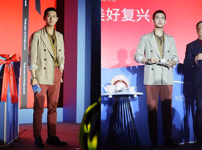 李現真是型男圈裡的「代表」，穿老氣西裝都不俗，配花襯衫更加分
