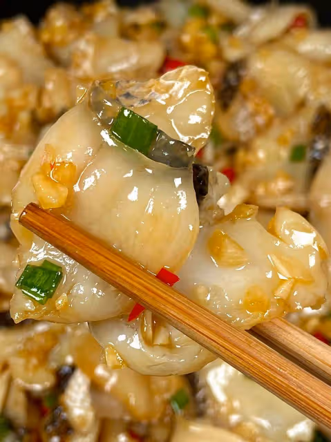 女朋友嘗了一口……說以後魚都這麼吃!!