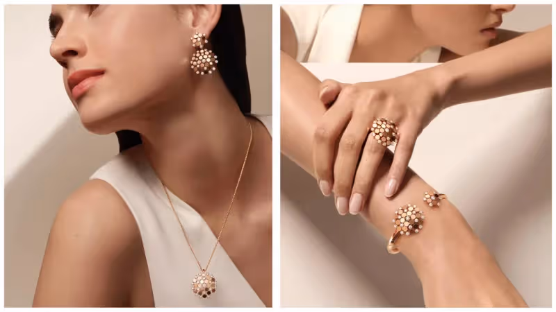 CHAUMET Bee My Love新有高級萌　超費工蜂巢圍兜項鍊秀工藝