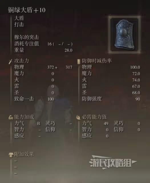 《艾爾登法環》DLC盾牌數據及強力盾牌推薦