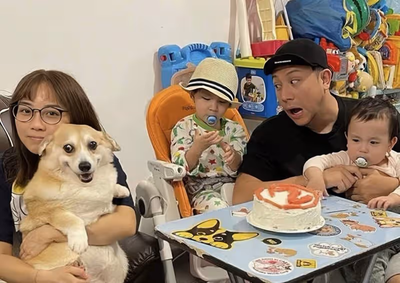 香港男星張致恆因欠租被趕走,一家六口無家可歸,妻子曬恐怖留言