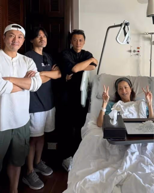 徐濠縈手術後報平安，眾多明星大腕醫院看望，本人恢復不錯