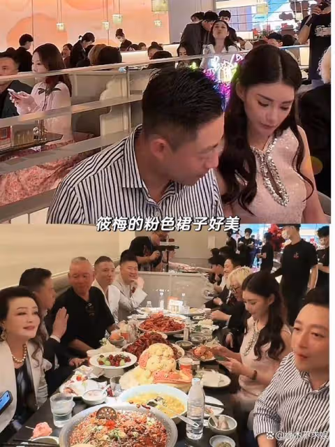 汪小菲三喜臨門,張蘭和馬筱梅牽手亮相,馬筱梅穿粉裙賣斷貨!