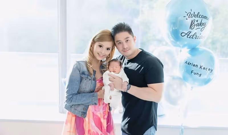 恭喜！香港女星許芷熒宣布生子，和老公四年抱三，正式封肚不再生