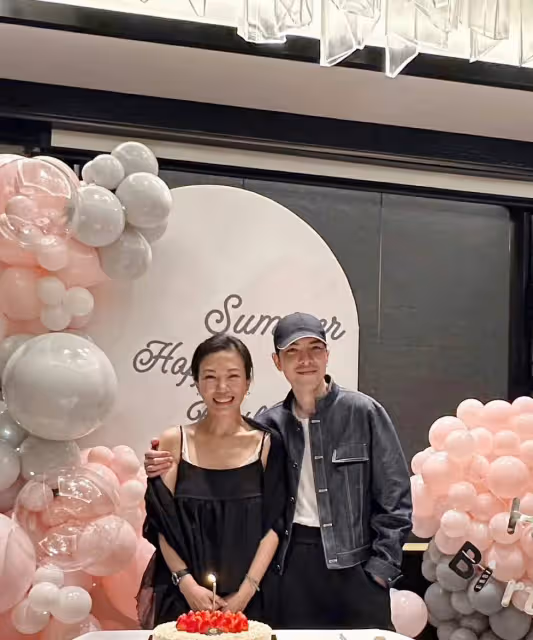 好浪漫!蕭敬騰為妻子林有慧慶祝51歲生日:祝我的阿豬瓜生日快樂