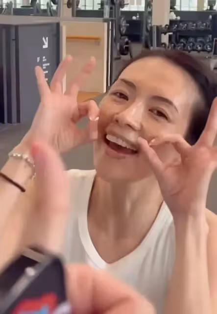 章子怡素顏健身照曝光,如老太太,突然理解汪峰,男人都愛年輕的