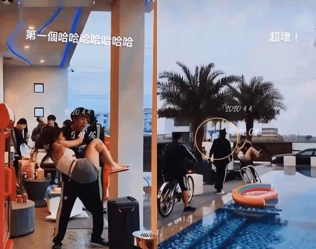 坐等二離!具俊曄在韓開泳池派對,衣衫不整打DJ,滿屏都是辣妹