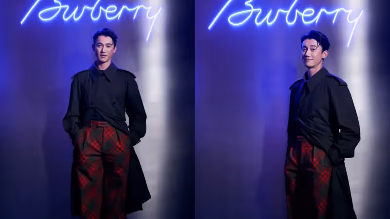 BURBERRY香港開起騎士酒吧　李聖經拎美包與吳慷仁來朝聖