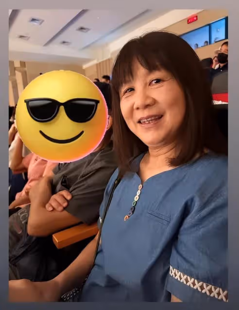 福原愛女兒長高了,和奶奶一起看球賽,五官越來越像媽媽福原愛