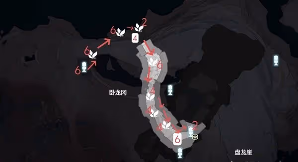 《鳴潮》1.1龍吐珠採集路線