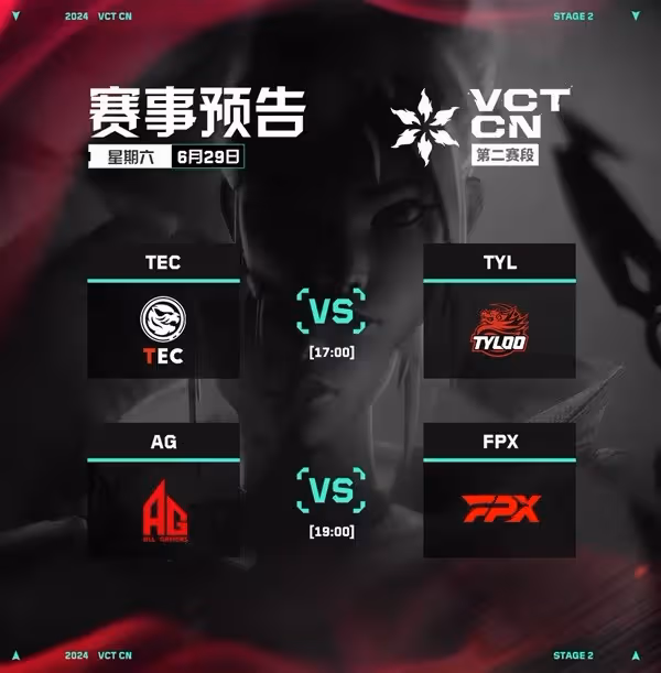 《無畏契約》VCT CN聯賽6月28日賽果