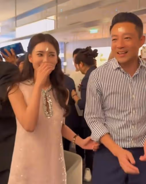 汪小菲43歲生日,妻子小梅互抹蛋糕,願望是希望早生貴子