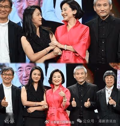 湯唯全黑晚裝亮相頒獎禮!林青霞徐克搞笑互窒