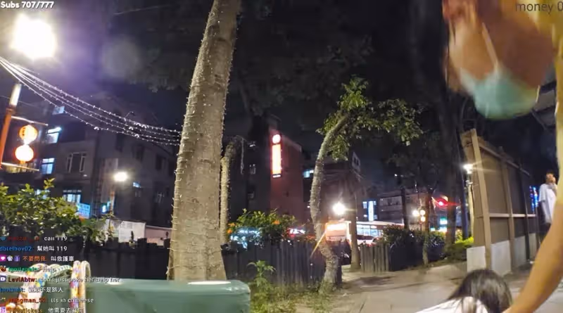 南韓女直播主來台熱暈！又哭又喘「崩潰蹲路邊求救」　下秒當場昏倒