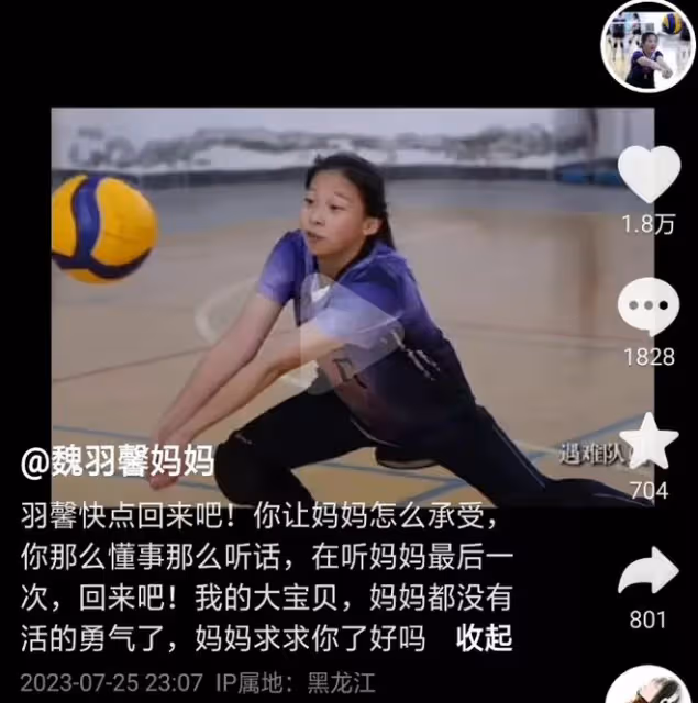 回顧：齊齊哈爾體育館坍塌遇難者魏羽馨母親透露：她女兒將海葬