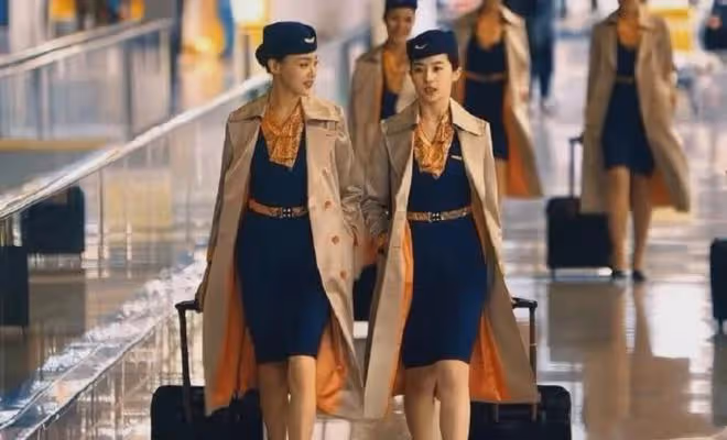 劉亦菲唐嫣空姐服舊照曝光如今一個珠圓玉潤一個玲瓏有致,誰更美
