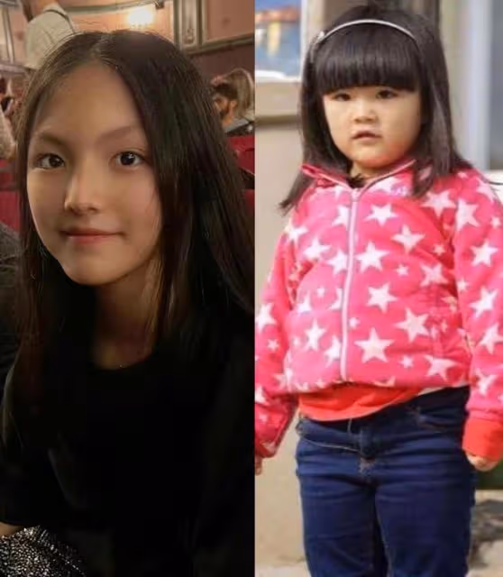 甜馨和吳尊女兒互夸,小姐妹互動,13歲的neinei高挑又漂亮