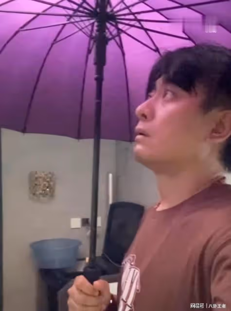 明星豪宅也漏成水簾洞?陳赫、陳龍發文吐槽,暴雨中自嘲樂觀撐傘