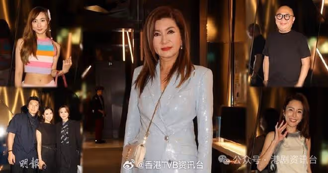 TVB高層場搞生日派對!佘詩曼曬肩艷壓全場闊太林夏薇