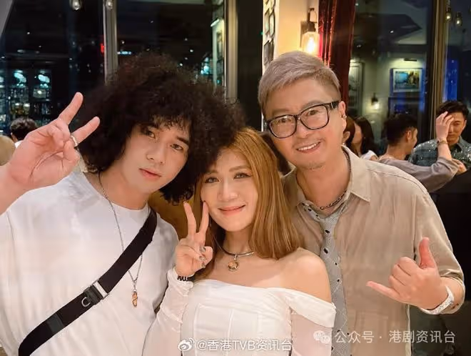 TVB高層場搞生日派對!佘詩曼曬肩艷壓全場闊太林夏薇