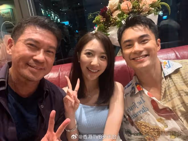 TVB高層場搞生日派對!佘詩曼曬肩艷壓全場闊太林夏薇
