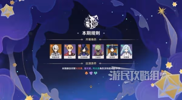 《原神》幻想真境劇詩第一期配隊攻略及打法