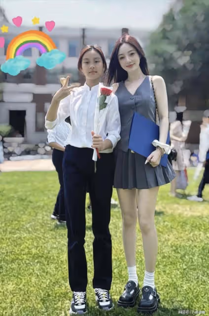 PGone竟然缺席!李小璐參加11歲甜馨小學畢業禮,母女同框似姐妹