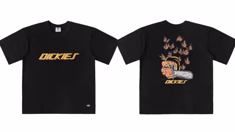 Dickies將T-shirt注入龐克塗鴨　用電鋸、鐵鎚大秀硬派工裝精神