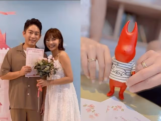 林萱瑜曝登記結婚內幕! Junior忘了帶婚約書「只記得帶小鬼」
