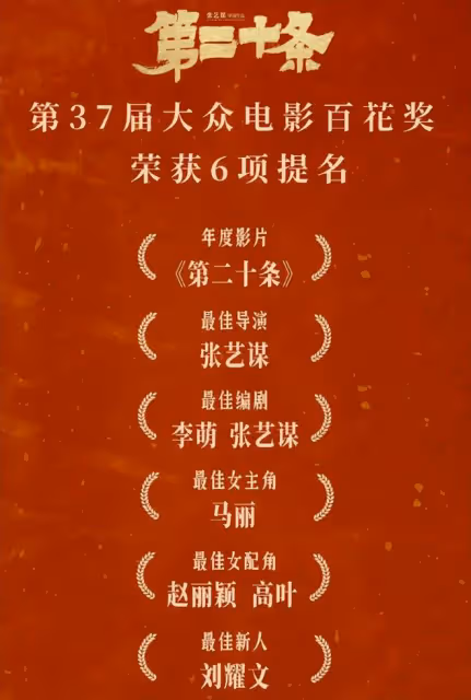 百花獎提名惹爭議:百億票房先生們全軍覆沒,00後資源咖被強捧