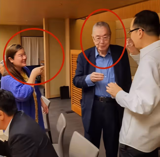 85歲劉詩昆人脈太強！攜家人出席首相夫人生日宴，1歲兒子不怕生
