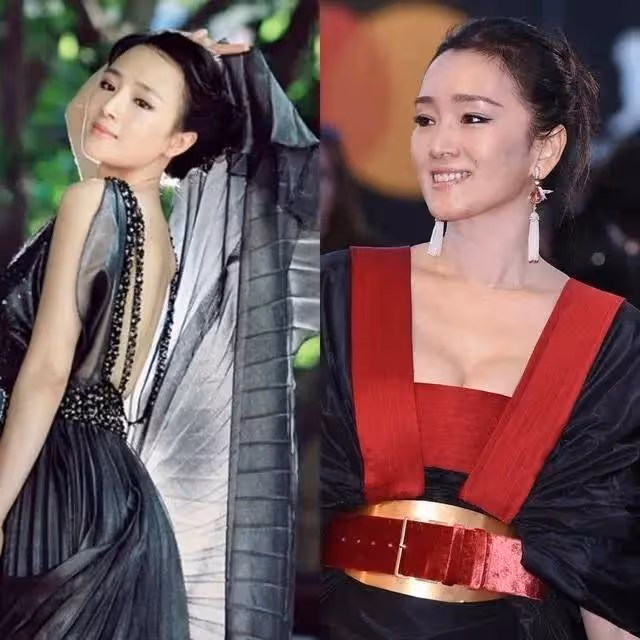 鞏俐和替身合影:倆人長得幾乎一模一樣,這誰能分清她倆誰是誰?