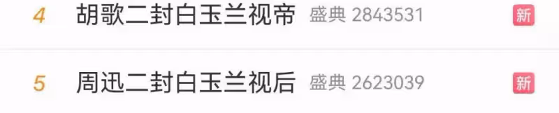 胡歌、周迅獲白玉蘭獎最佳男女主角，《繁花》拿下5項大獎，現場還有瞬間