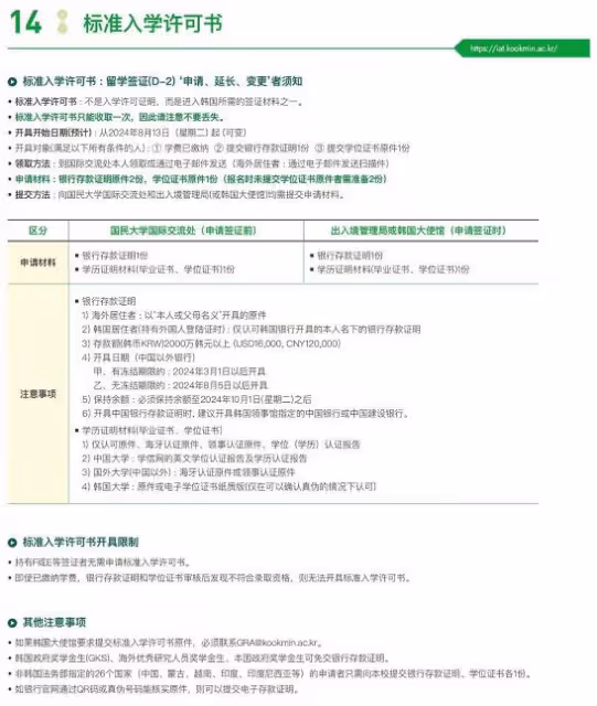 【招生簡章】2024年9月入學國民大學碩博二批