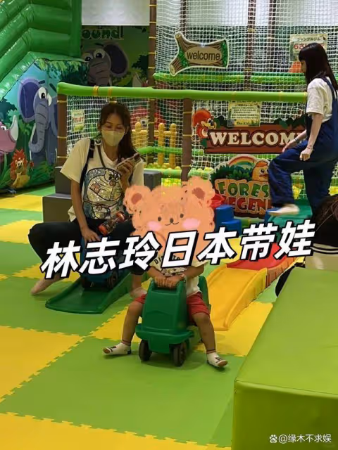 49歲林志玲帶娃被偶遇,忙前忙後似保姆,身高在日本人中很矚目!