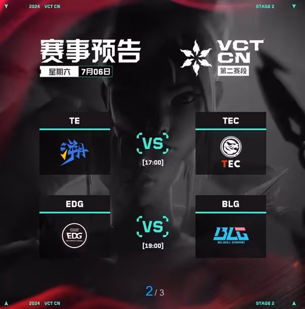 《無畏契約》VCT CN聯賽第二賽段7月5日賽果