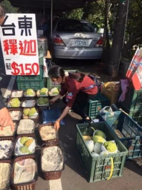 獨自擺攤賣釋迦！媽頂寒風冒雨撐生計，驚見她「往紙箱塞奶瓶」掀開一看：讓人鼻酸