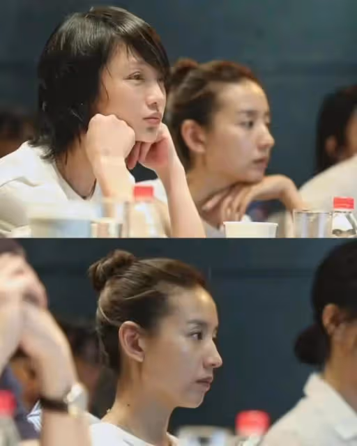 44歲董潔與49歲周迅同框,天然臉與醫美臉區別一目了然