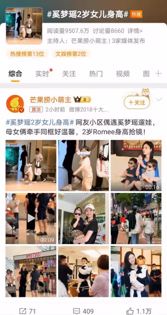 奚夢瑤女兒驚現超模身材,2歲身高驚人,遺傳優勢顯而易見