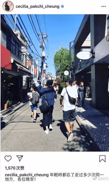 張柏芝攜三子同游日本,小兒子側面照曝光,身後還有一神秘男子